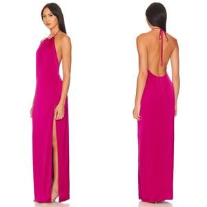 Katie May Cher Gown in Pink Peacock M